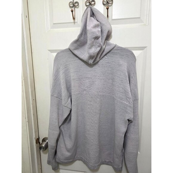 Adidas Washington Huskies Full-Zip Gray Hoodie Sweatshirt Raglan Sleeves Zipper - Picture 4 of 13